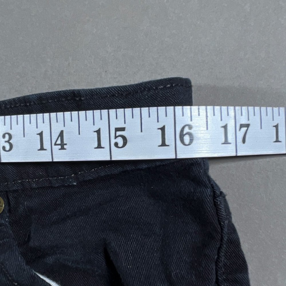 Signature by‎ Levi Strauss Black Jeans At Waist Bootcut Size Misses 14 Short - Picture 13 of 15